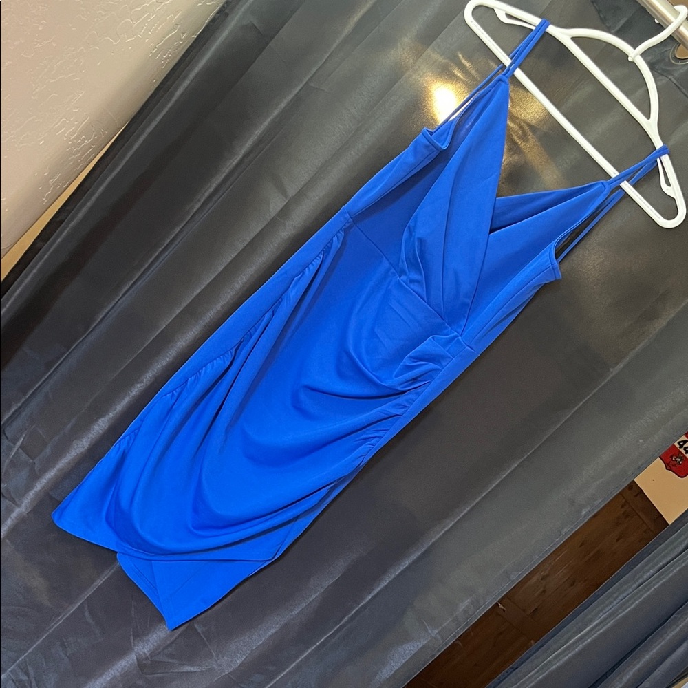 Grace Karin Blue Mini Dress